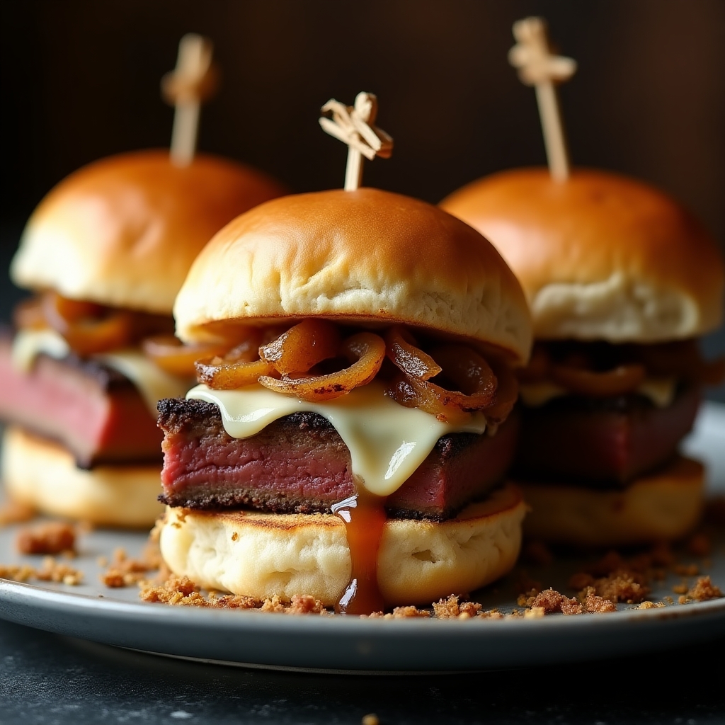 Mini Prime Beef Dip Sliders presentation