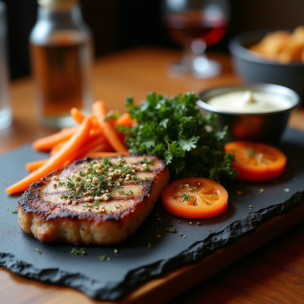Autumn Shared Board with Hazelnut Gremolata presentation