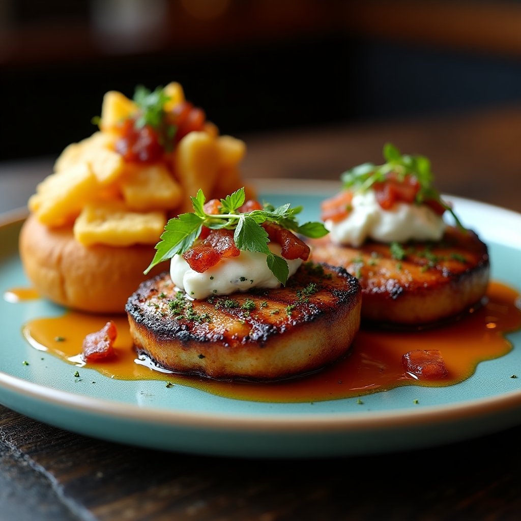 Hearty Bar Board: Hazelnut Gremolata Pork + Wedge Trio presentation