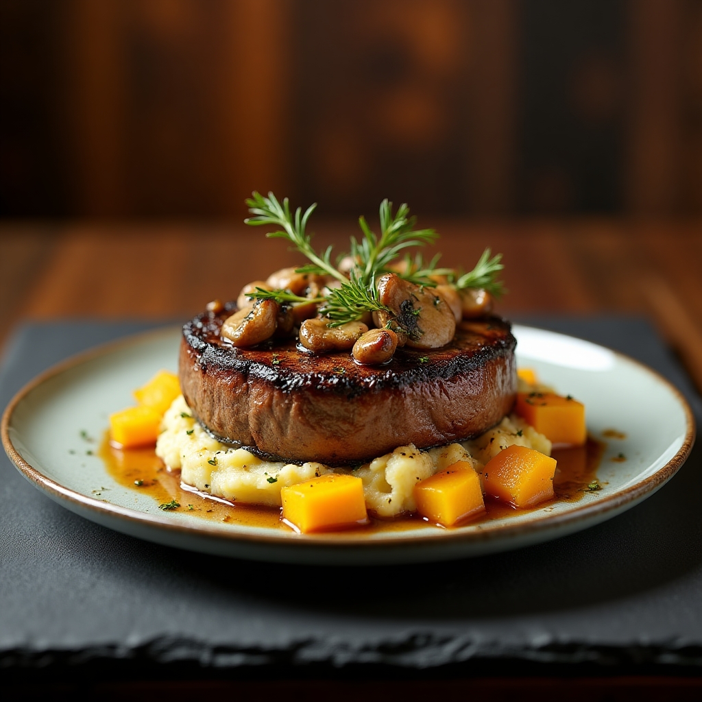 Forest Floor Ribeye presentation