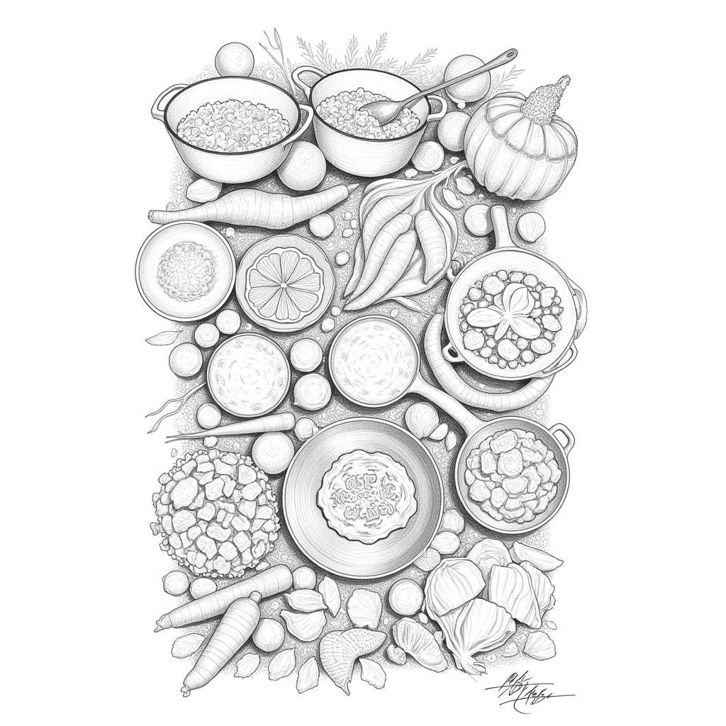 Rainy Day Root & River Steak concept sketch