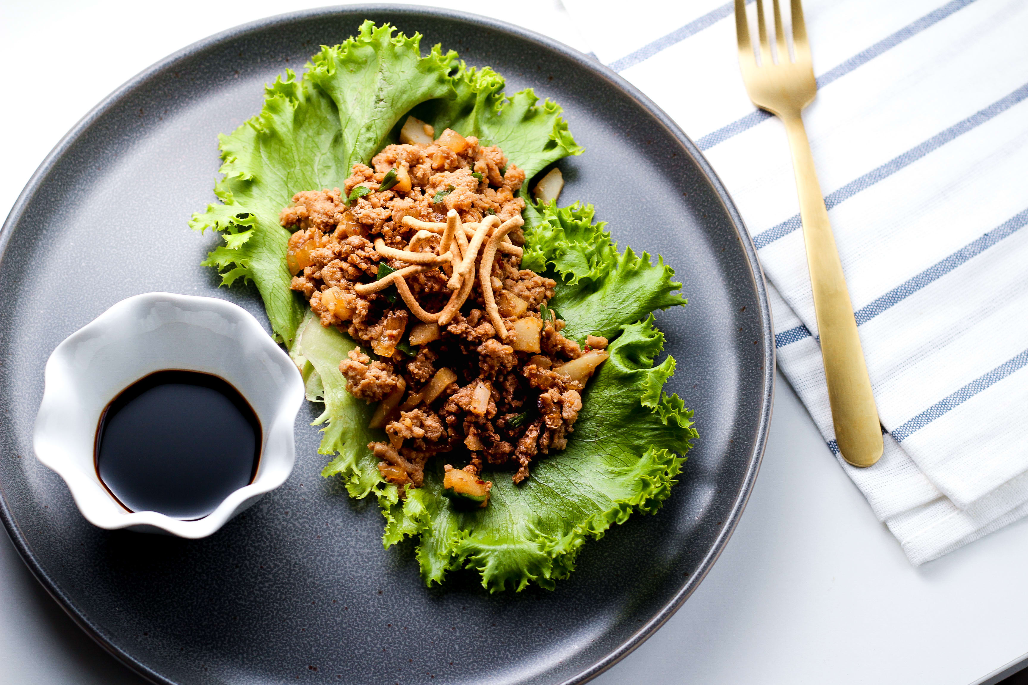 Asian Chicken Lettuce Wraps