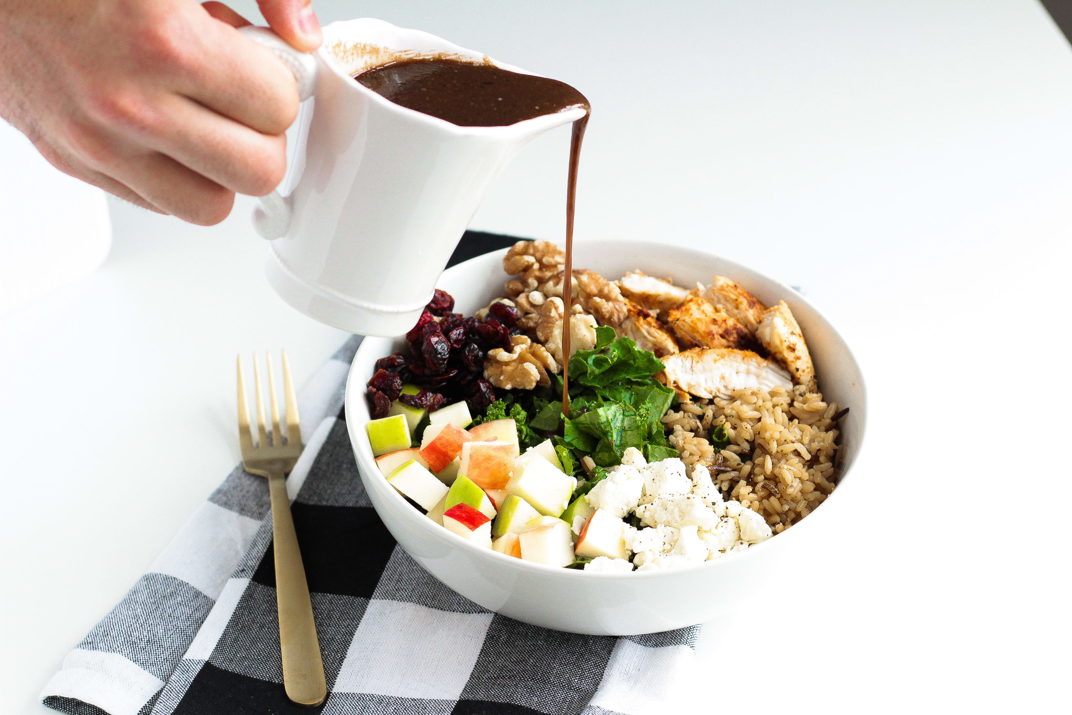 Autumn Salad with Balsamic Vinaigrette
