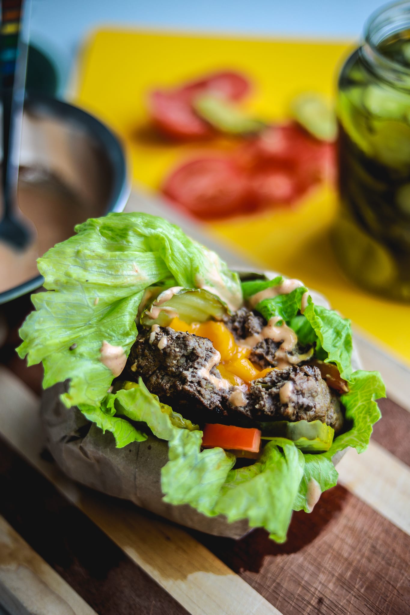 Jalapeño - Cheddar Burger
