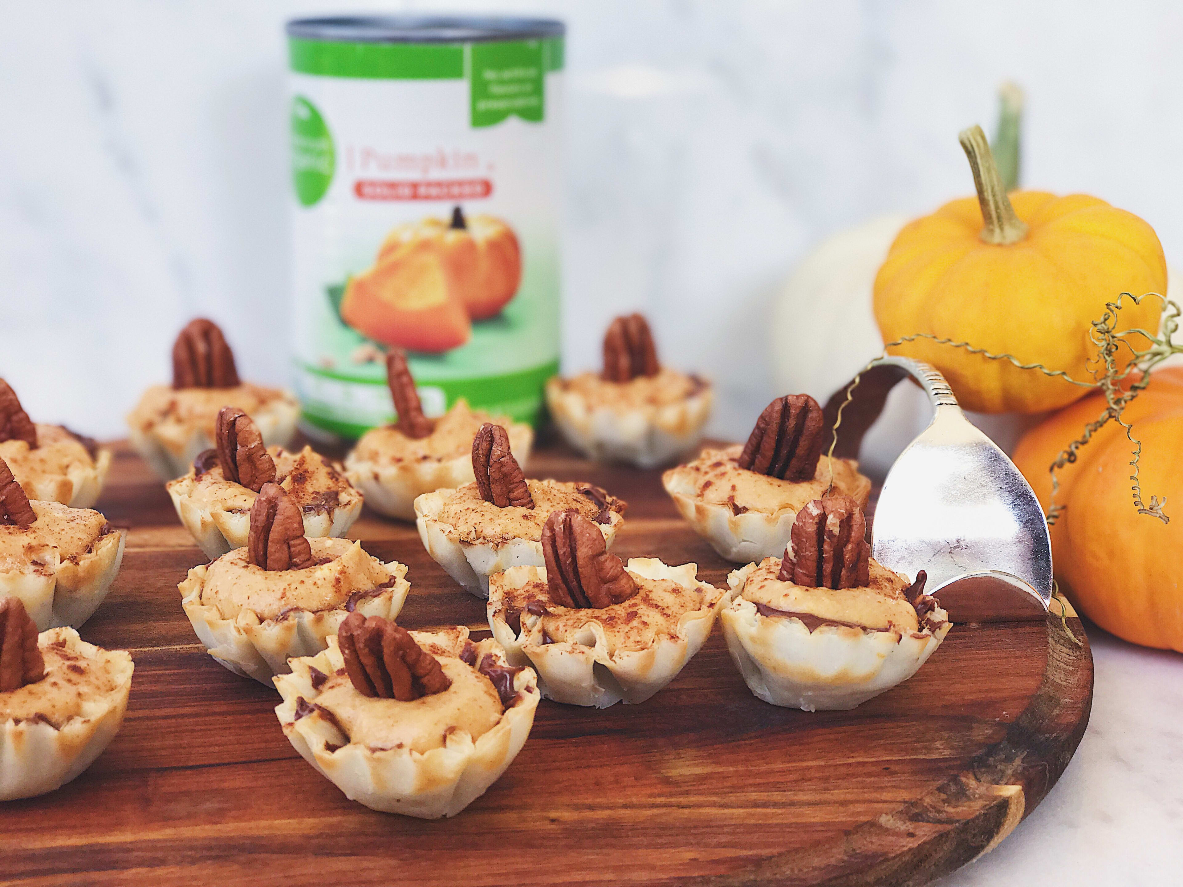 Pumpkin & Nutella Fillo Shells