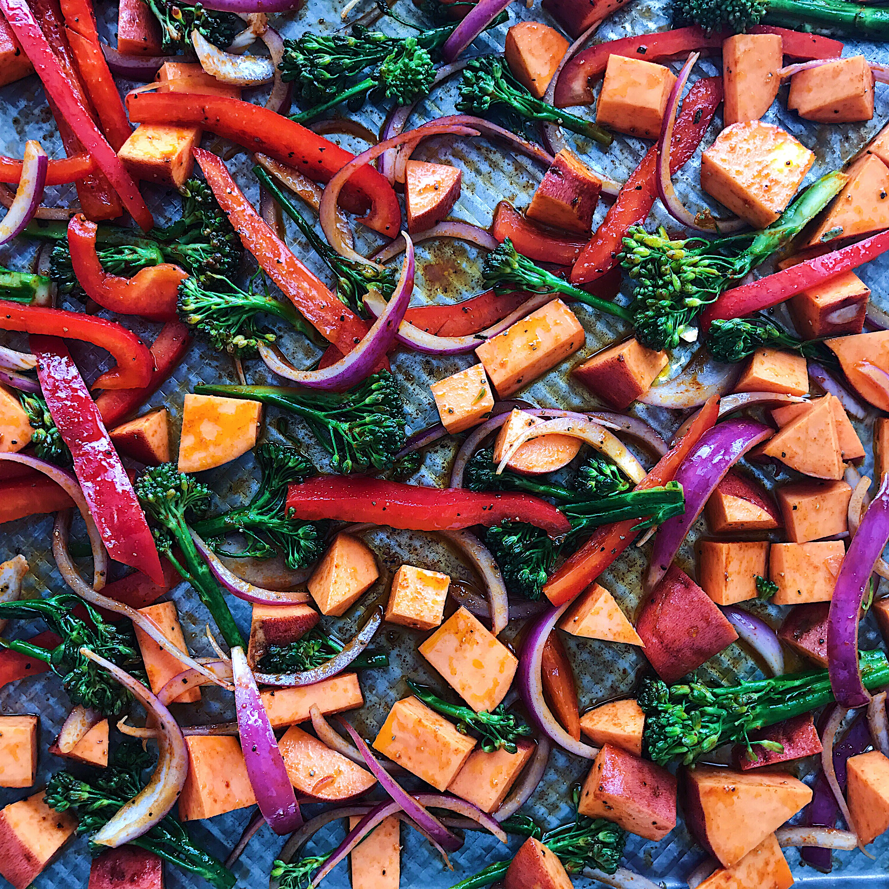 Sweet & Pungent Roasted Veggies