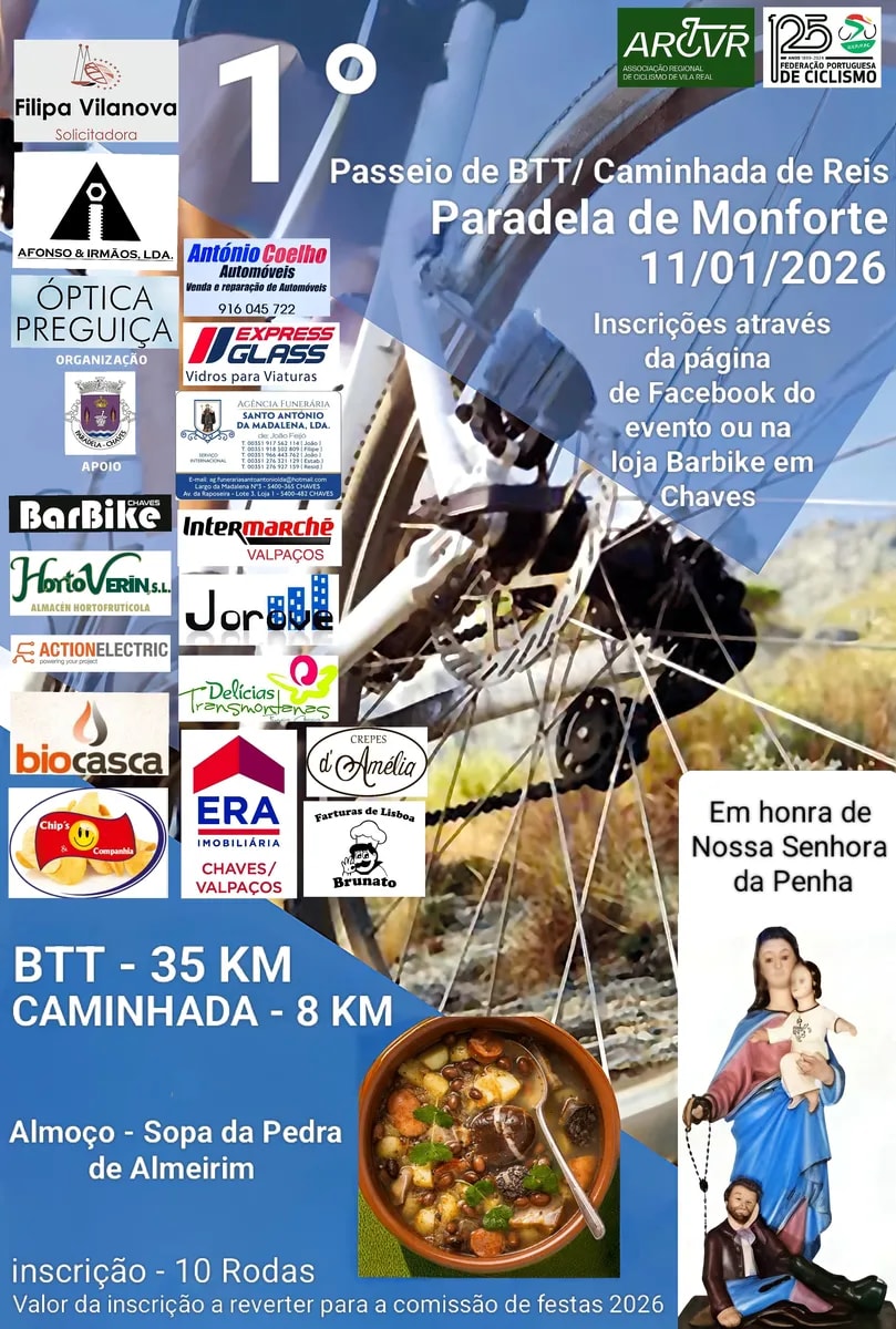1º Passeio de BTT Paradela de Monforte