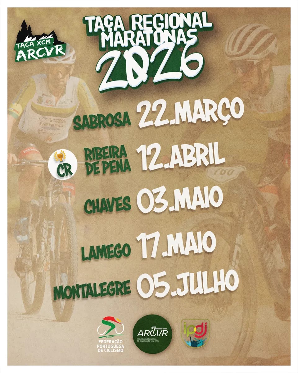 Taça Regional de XCM 2026 já tem datas agendadas.