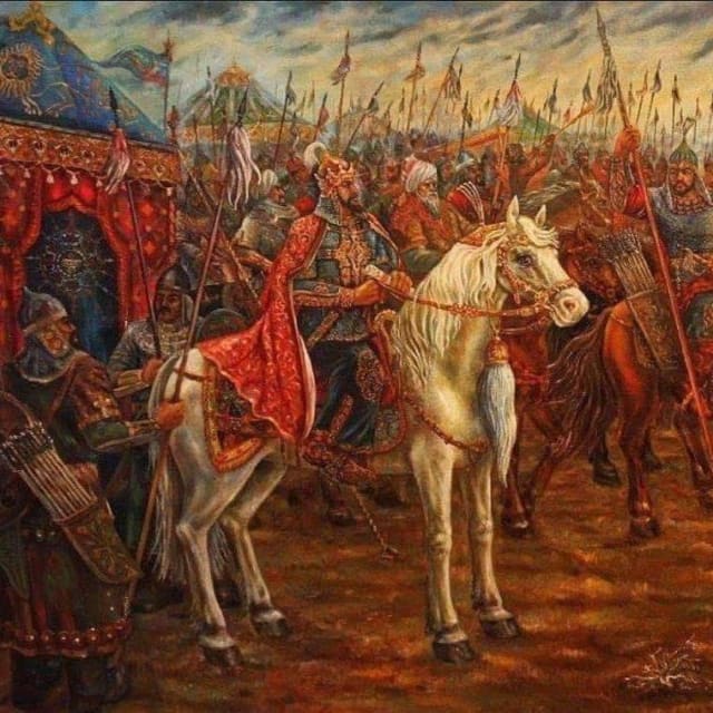 Illustration pour Bataille d’Ankara entre Timur et Bayezid Ier