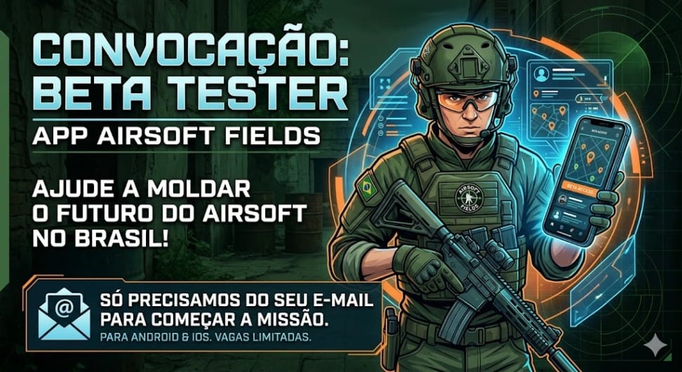 Seja um beta tester do nosso APP