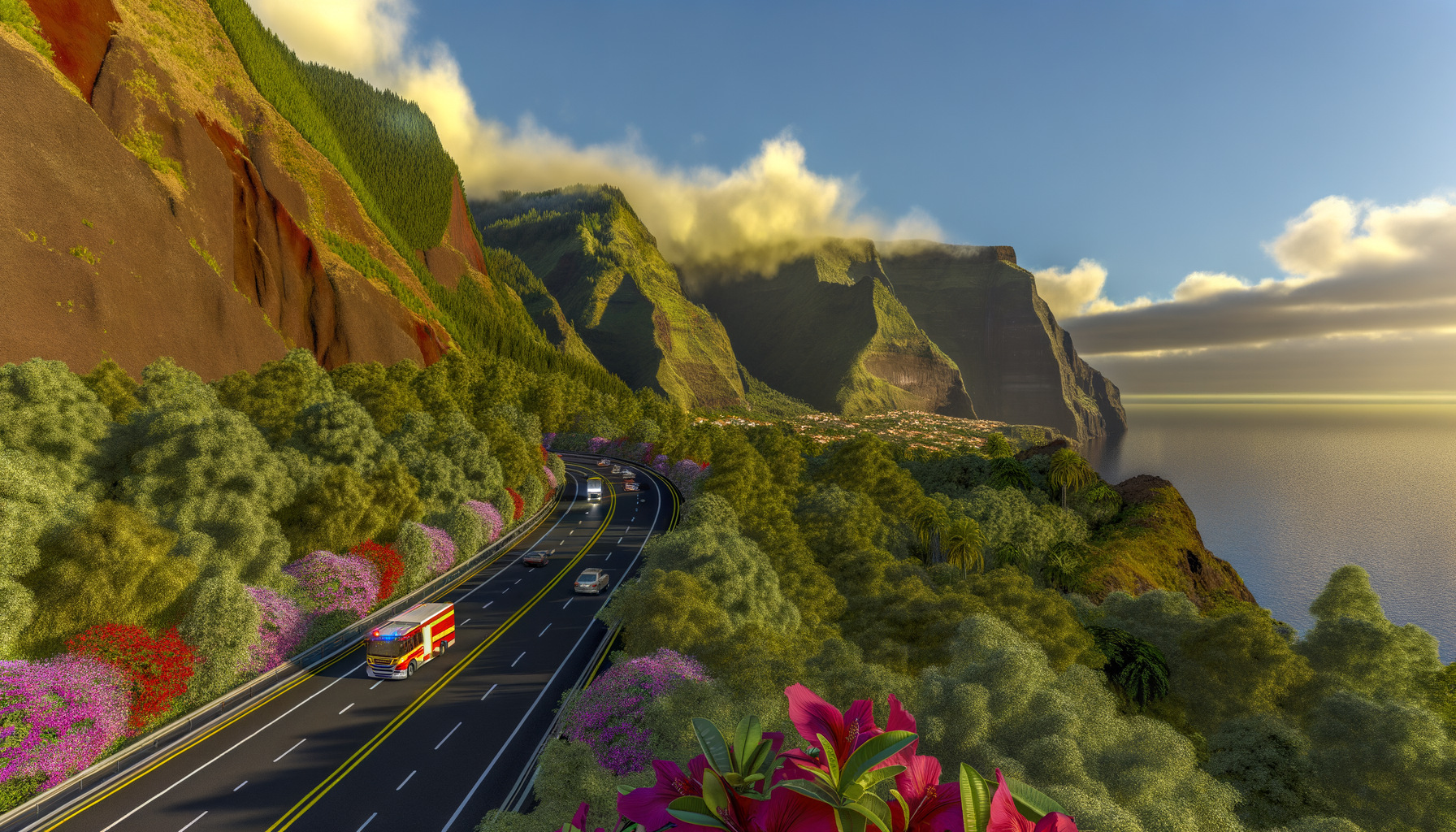 Traffic Incidents Disrupt Major Madeira Roadway