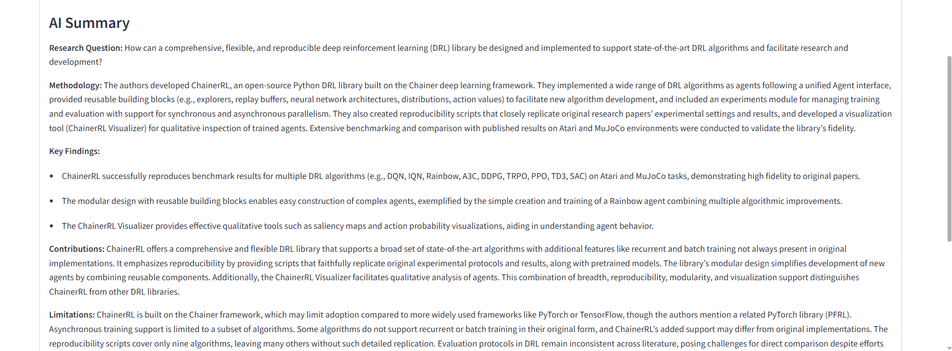 Expanded paper view to show resume