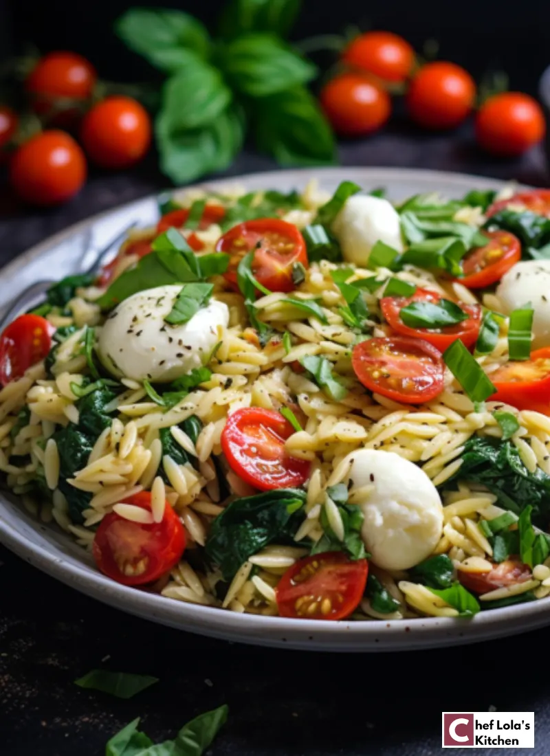 Fresh And Flavorful Caprese Orzo Salad