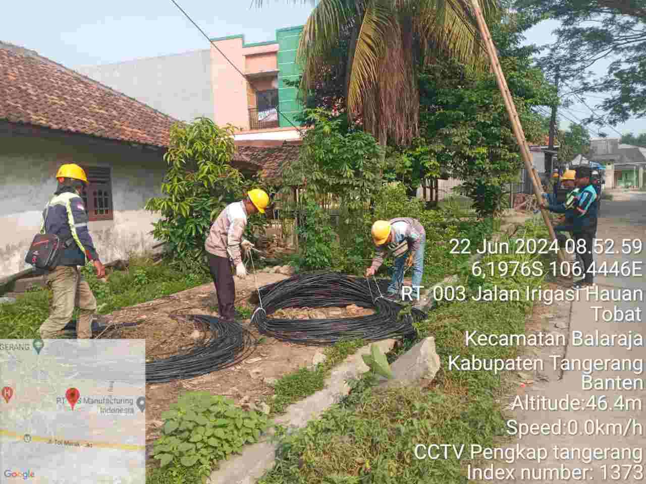 INSTALASI FO BACKBONE & FISHBONE CCTV TANGERANG