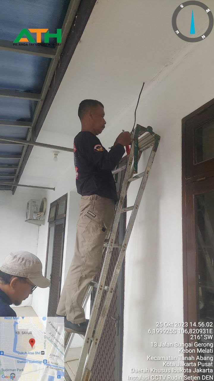 INSTALASI CCTV & JARINGAN KABEL INTERNET RUDIN SETJEN DEN