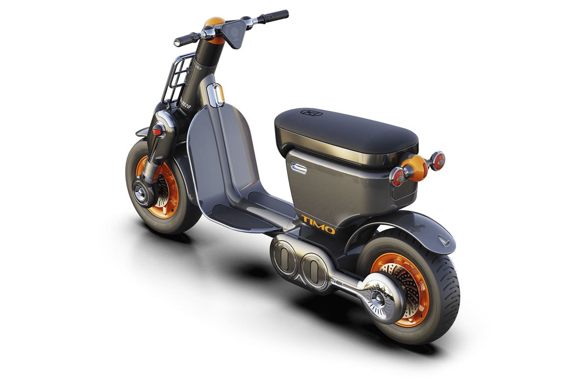 Timmo Modular Timo Scooter eléctrica con sistema modular | !deasDI.com