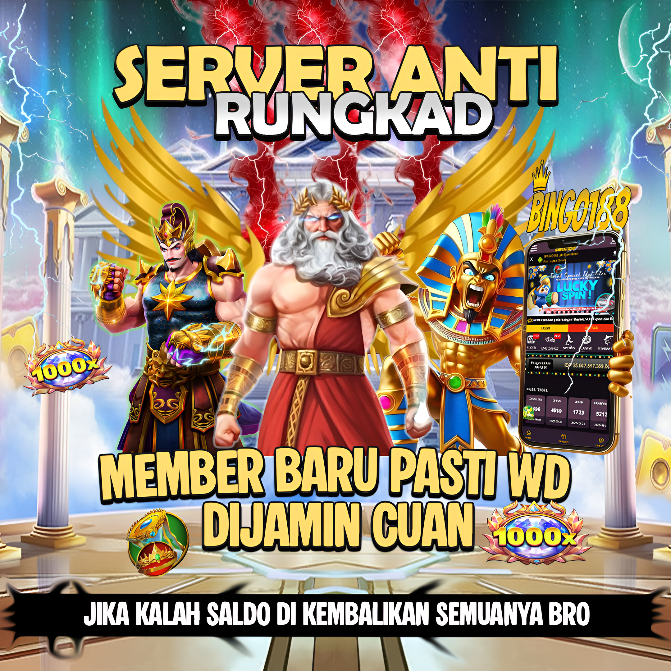 BINGO188: Situs Slot Online Terpercaya dengan Jaminan Garansi Kekalahan 100% Uang Kembali!