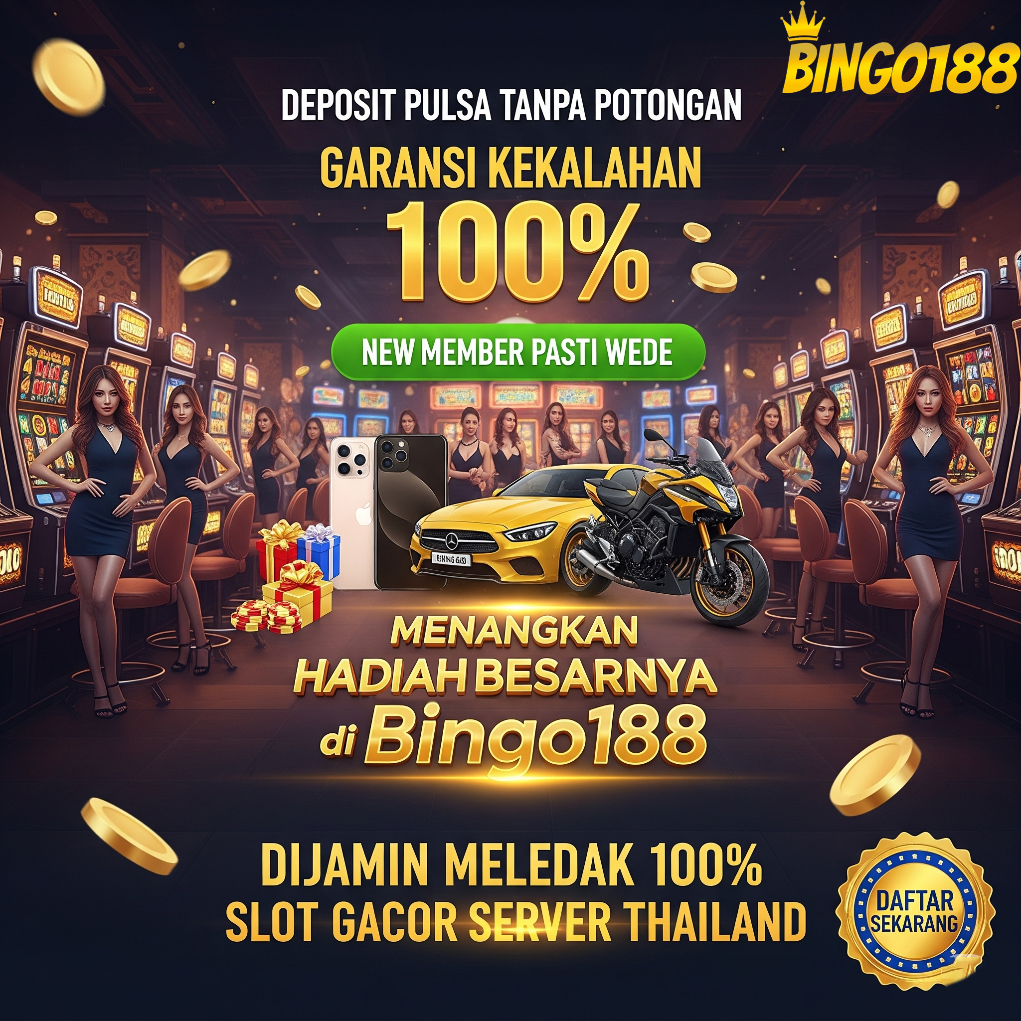 BINGO188: Daftar Link Slot Online Terpercaya Deposit QRIS Proses 1 Detik!