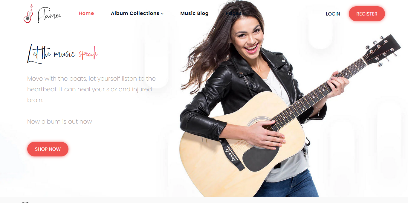 Music Album Shopify Theme
                    