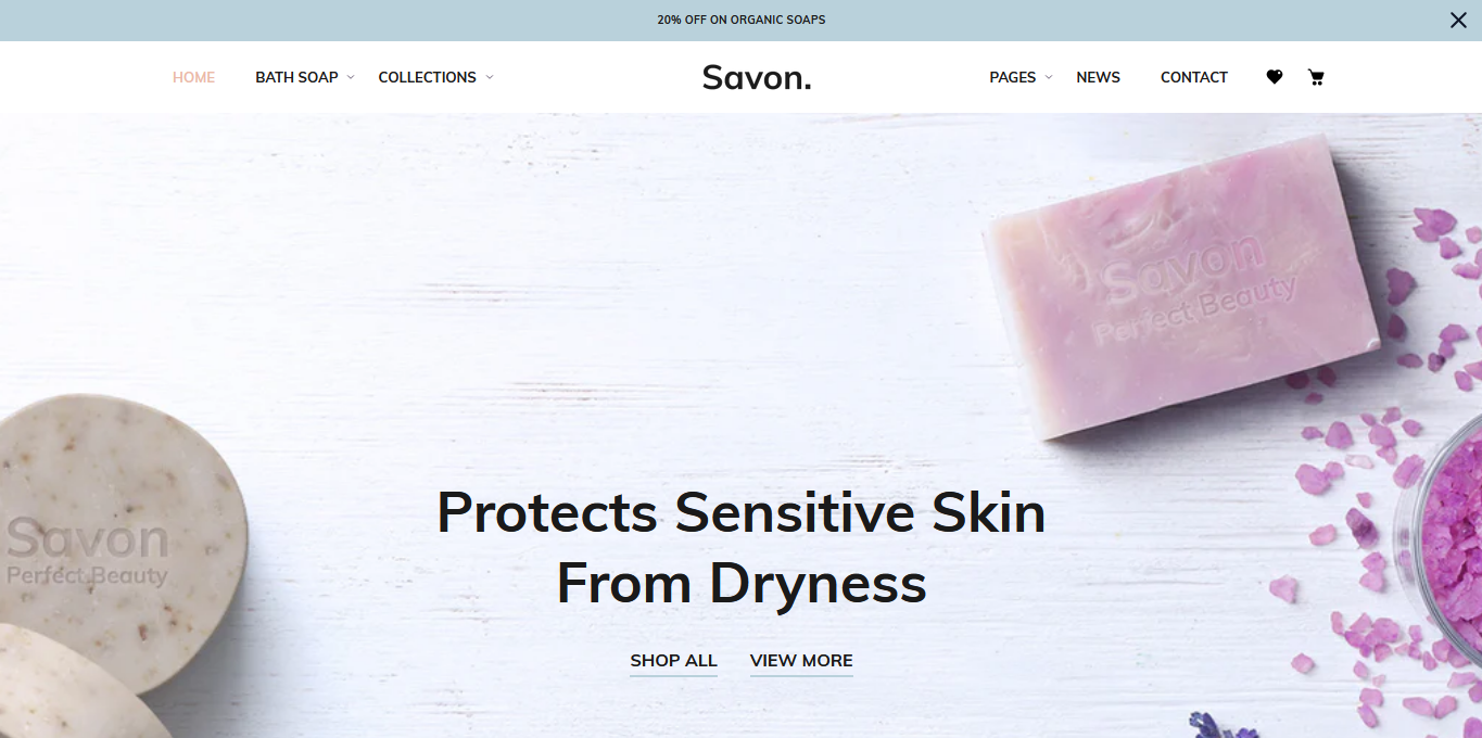 Handmade Soap Shopify Theme