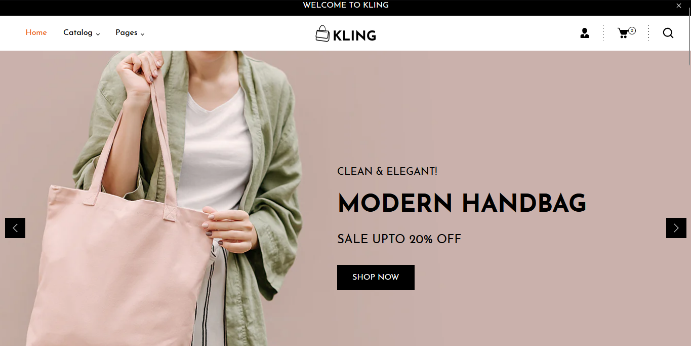 Handbag Shopify Theme
                    