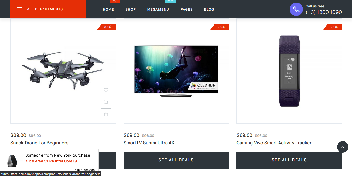 Electronics Responsive Shopify Theme.