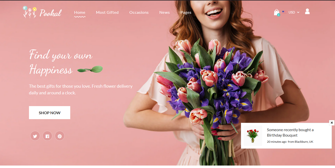 Flower Shop Shopify Theme