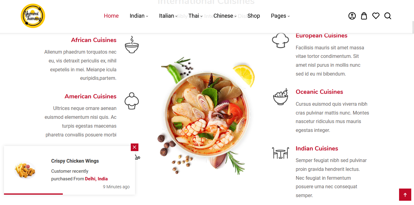 Homemade Foods Shopify Theme