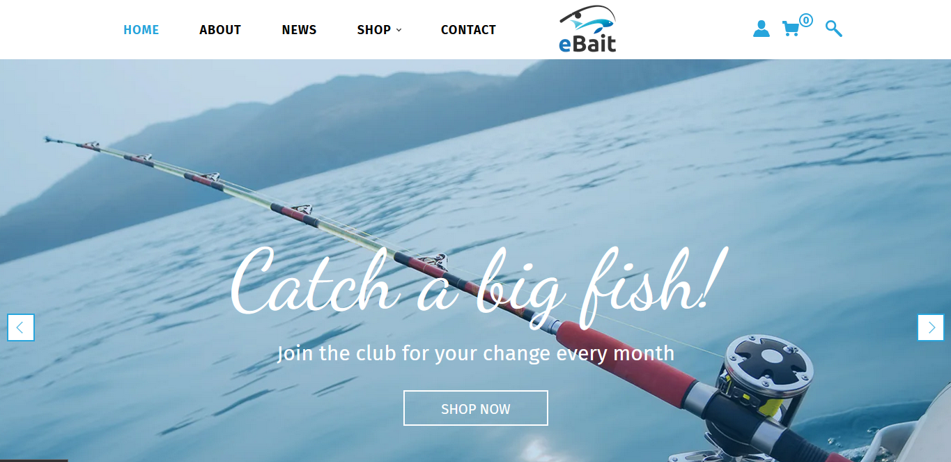 Fishing Store Shopify Theme
                    