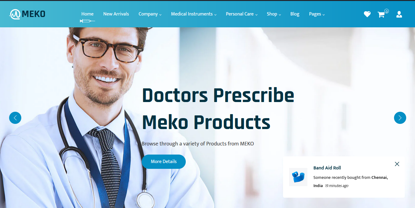 Medical Shopify Theme
                    