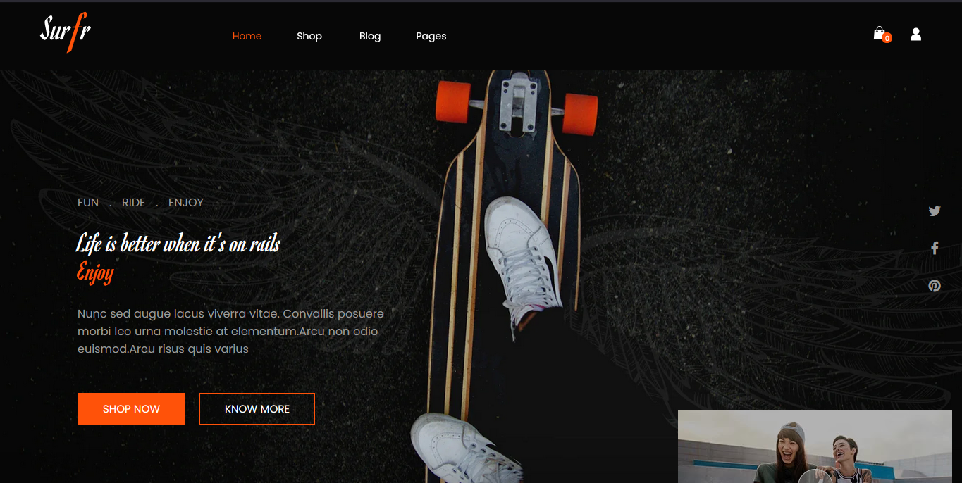 Skateboard Shopify Theme
