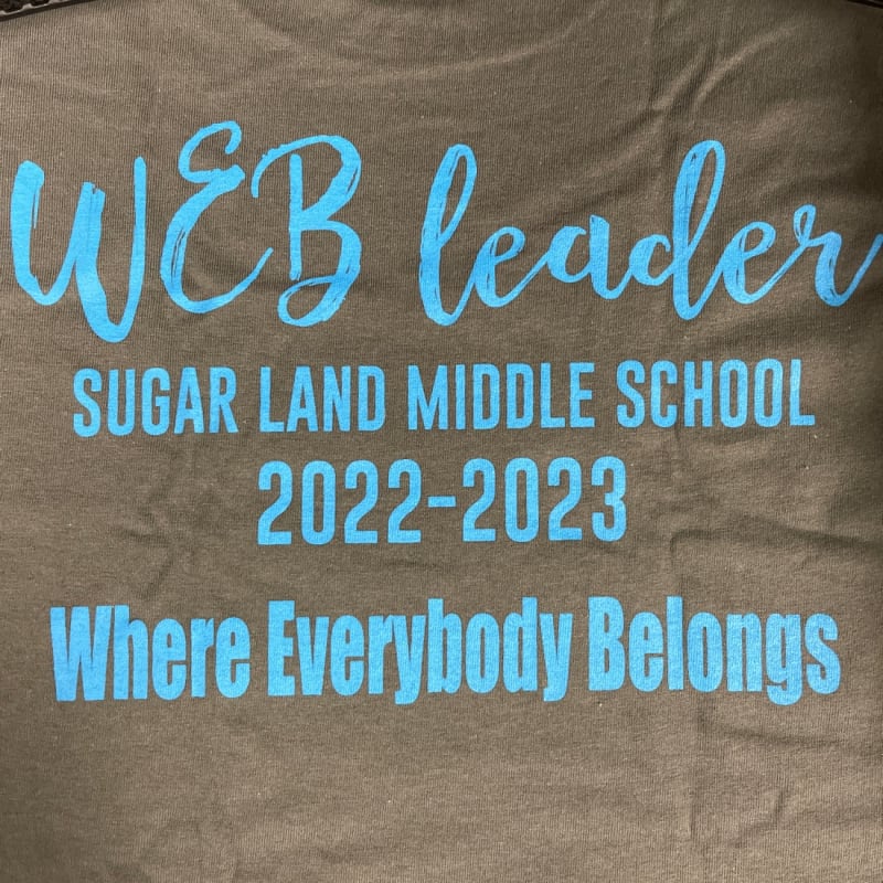 Sugar Land Middle School WEB’s virtual fundraising Pop-Up Store