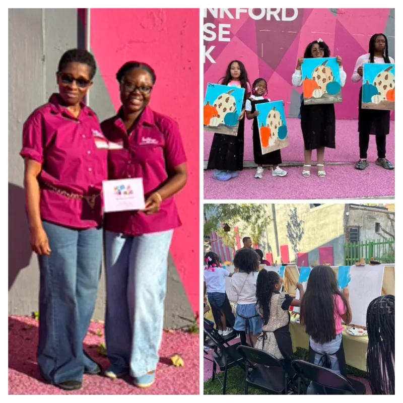 Fiona, Tamar, Madeia, Pat’s virtual fundraising Pop-Up Store
