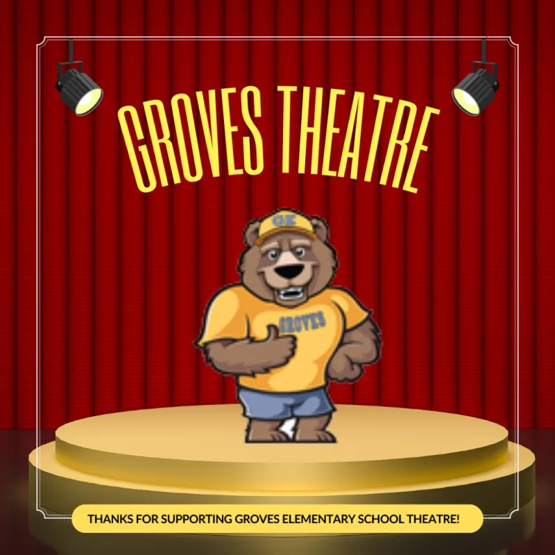 Groves Elementary Theatre’s virtual fundraising Pop-Up Store