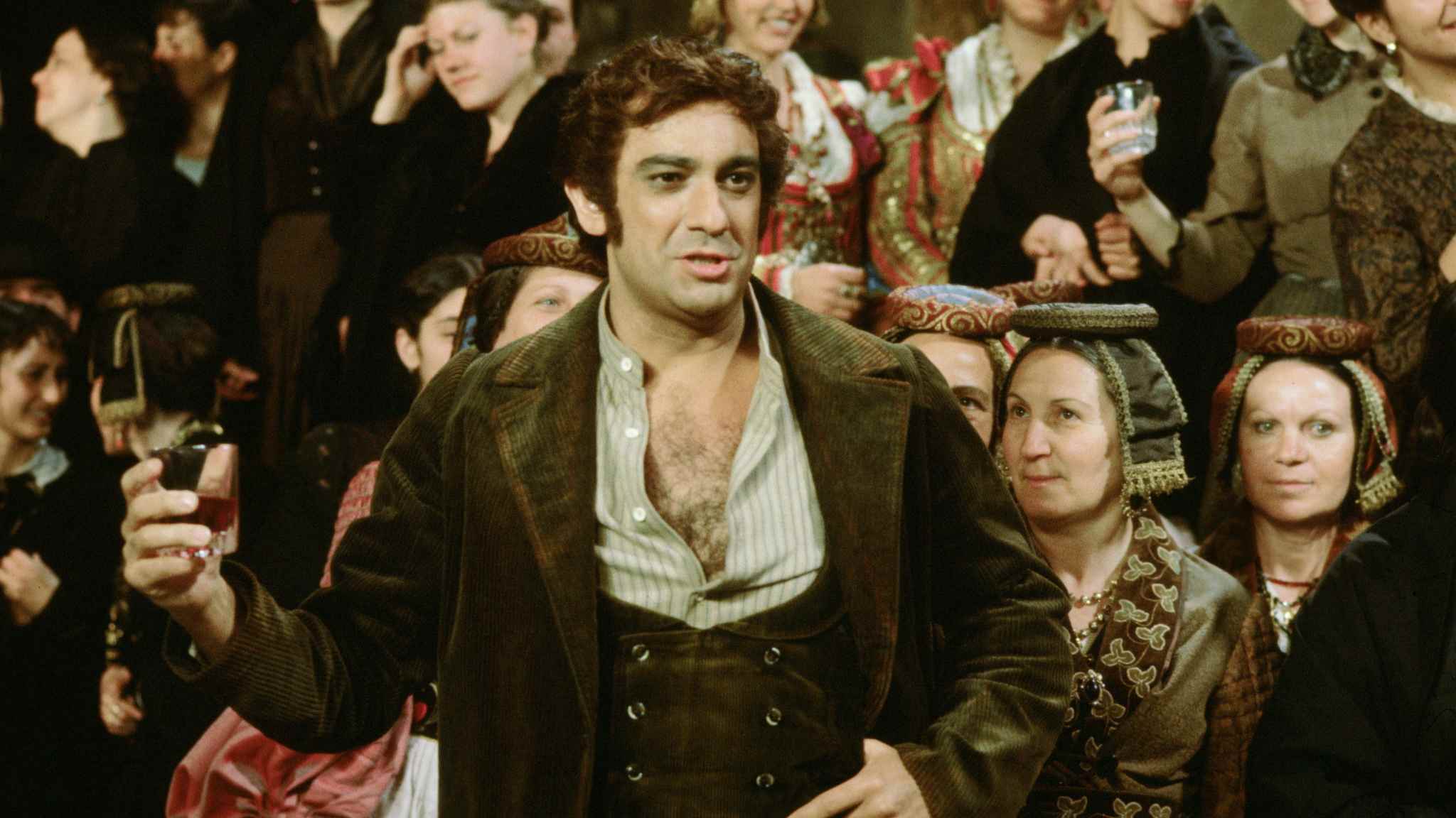 Plácido Domingo singt die Hauptrolle in Mascagnis Cavalleria rusticana
