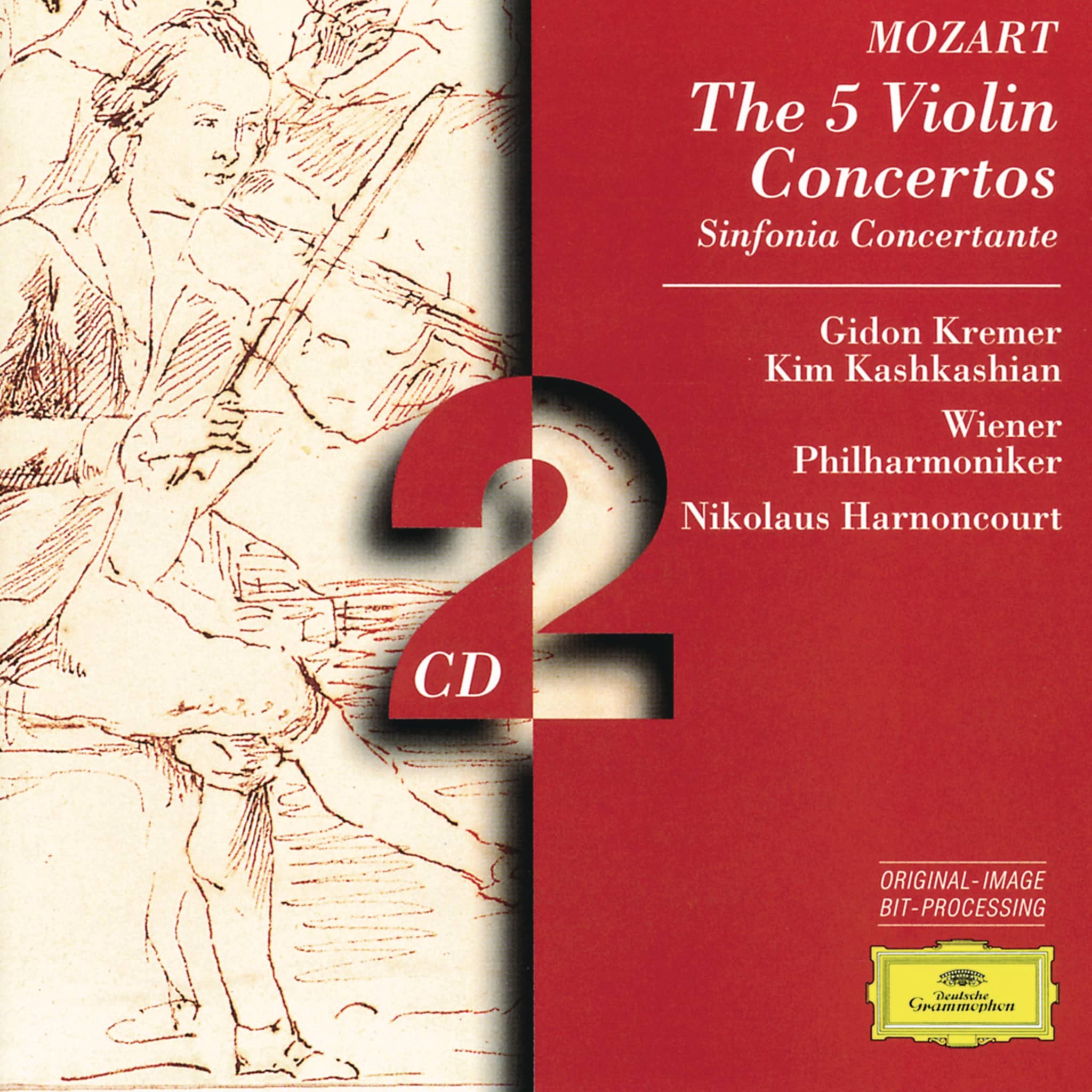 Mozart: The 5 Violin Concertos; Sinfonia Concertante (2 CD's)