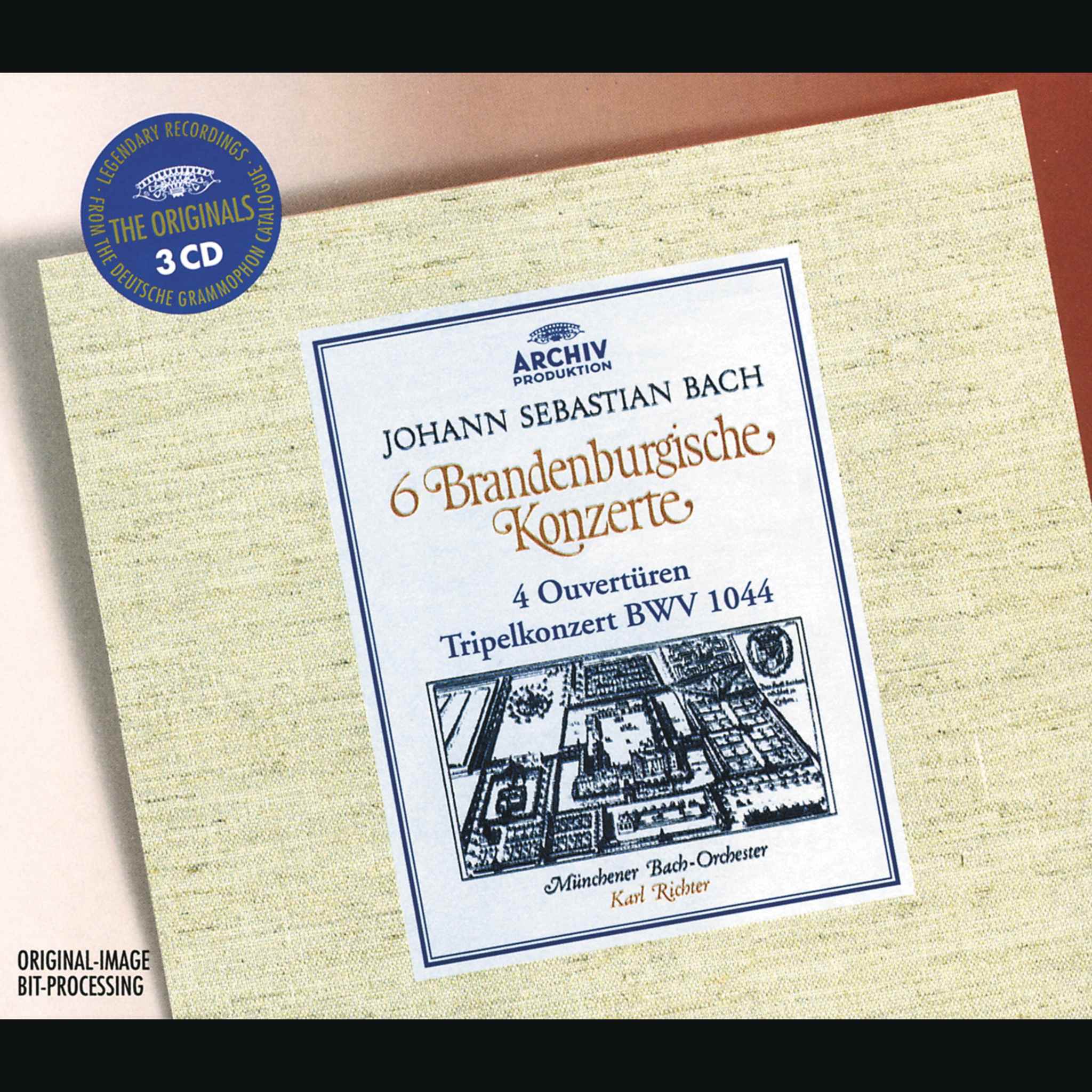 Bach: 6 Brandenburg Concertos; 4 Overtures; Triple Concerto, BWV 1044 (3 CDs)