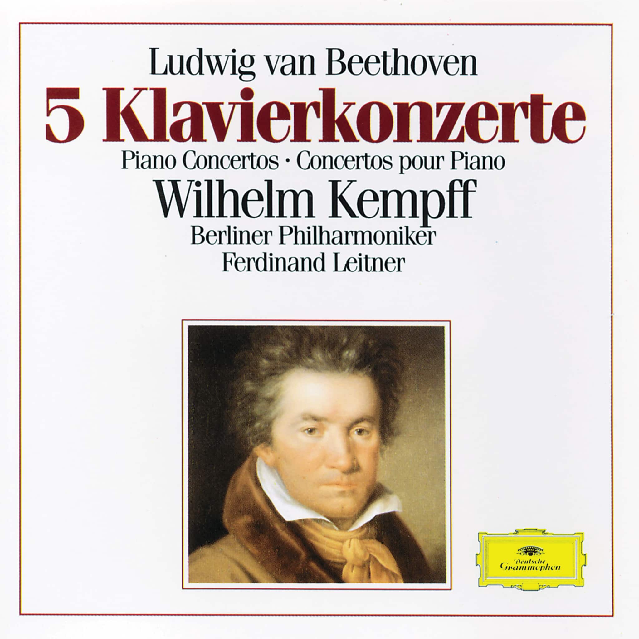 Beethoven: 5 Piano Concertos (3 CD's)