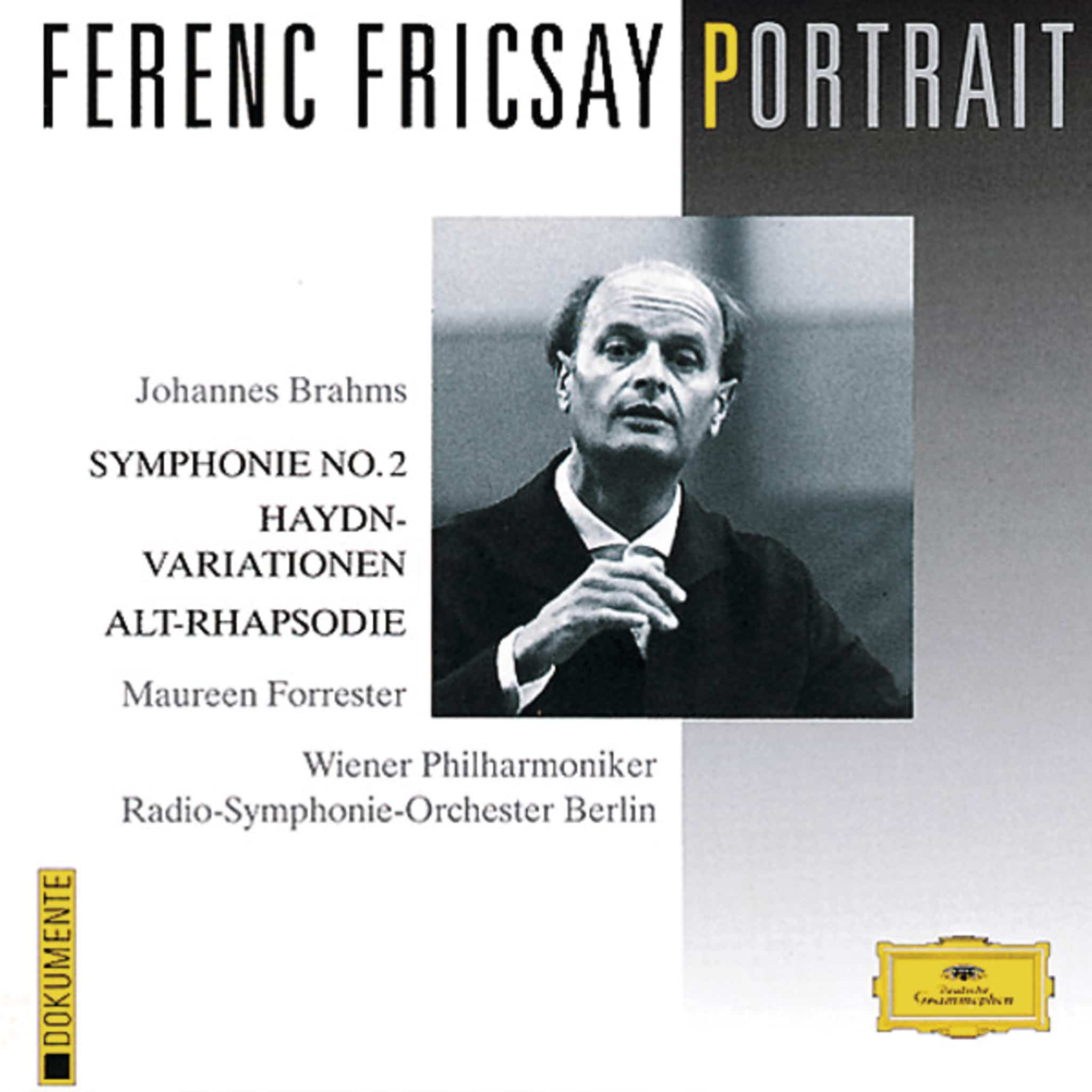 Ferenc Fricsay Portrait - Brahms: Symphony No.2; Haydn Variations; Alto Rhapsody