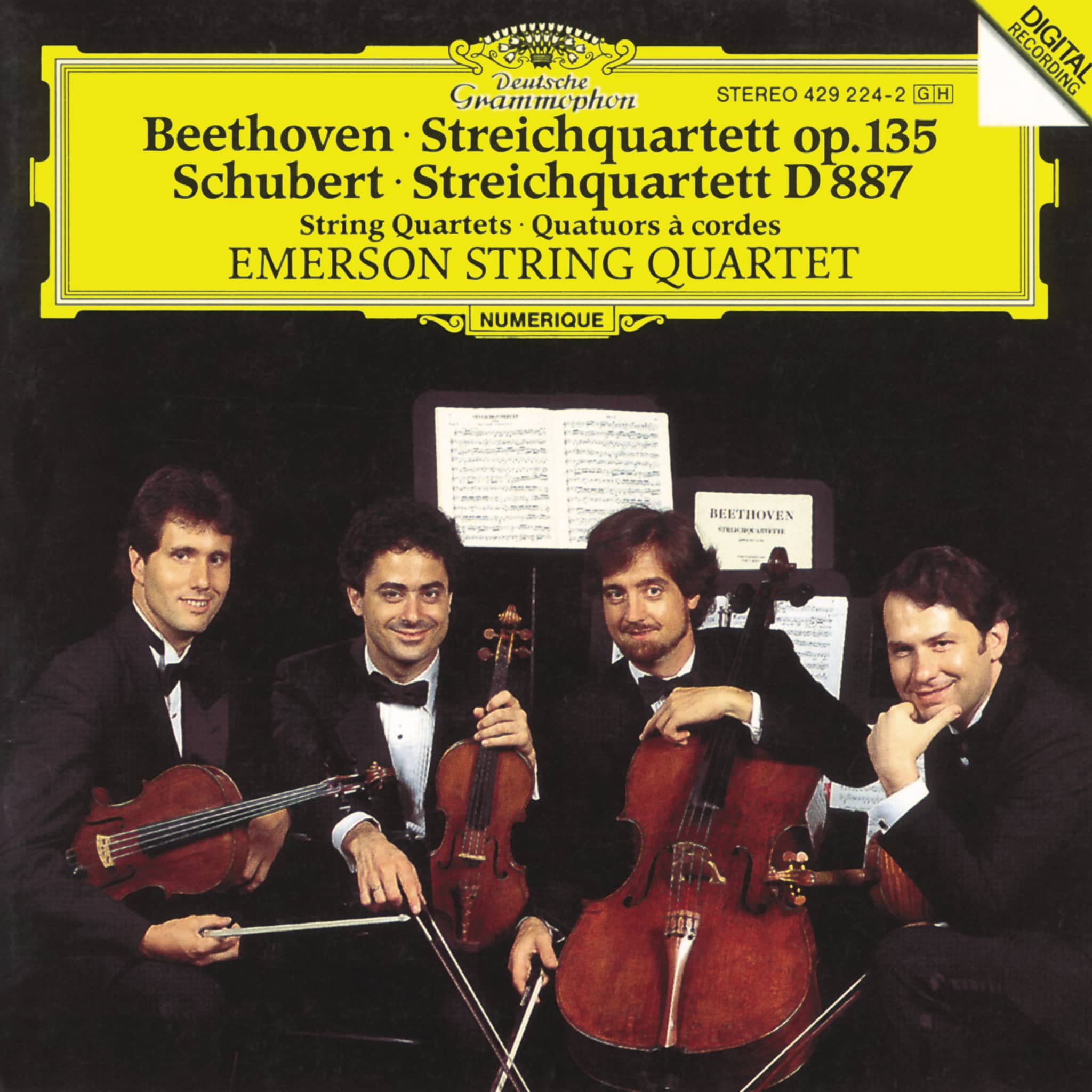 Beethoven: String Quartet, Op. 135 – Schubert, String Quartet, D. 887