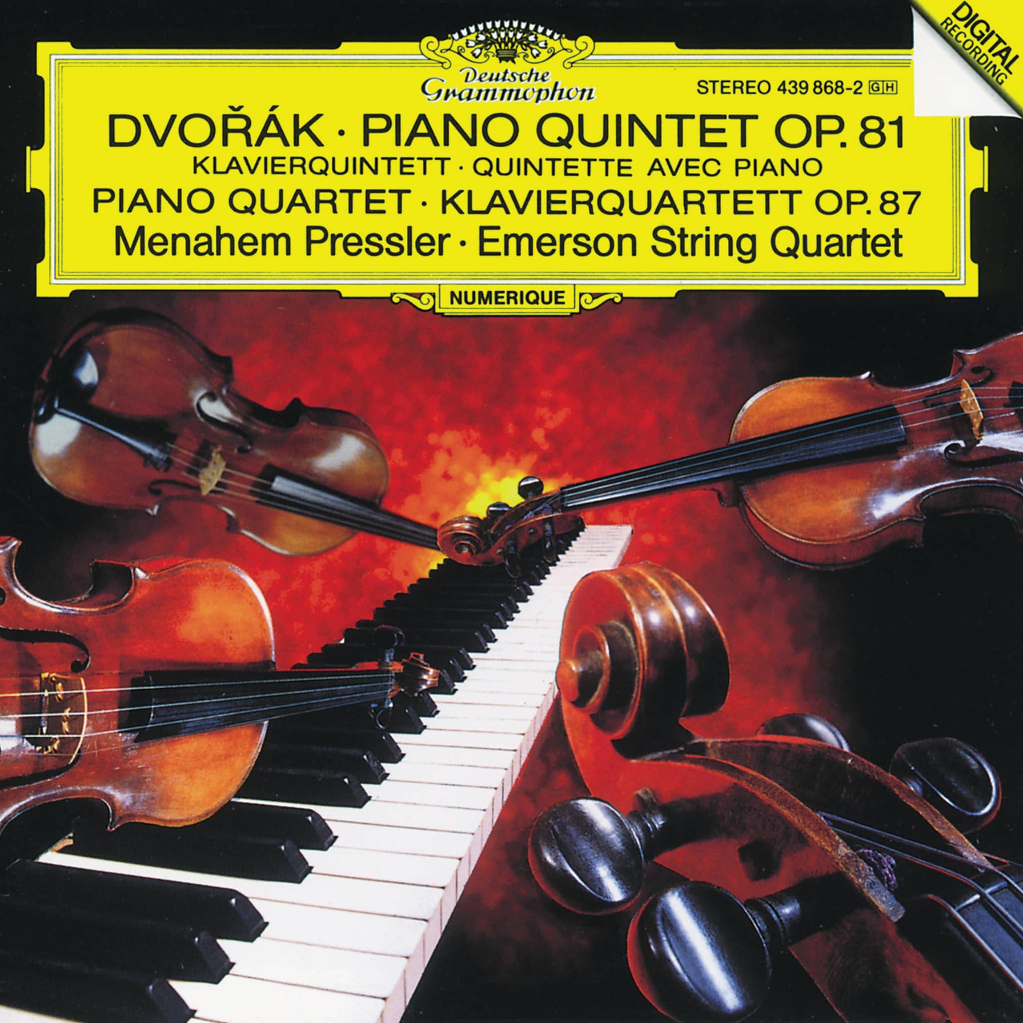 Dvořák: Piano Quintet, Op. 81 & Piano Quartet, Op. 87