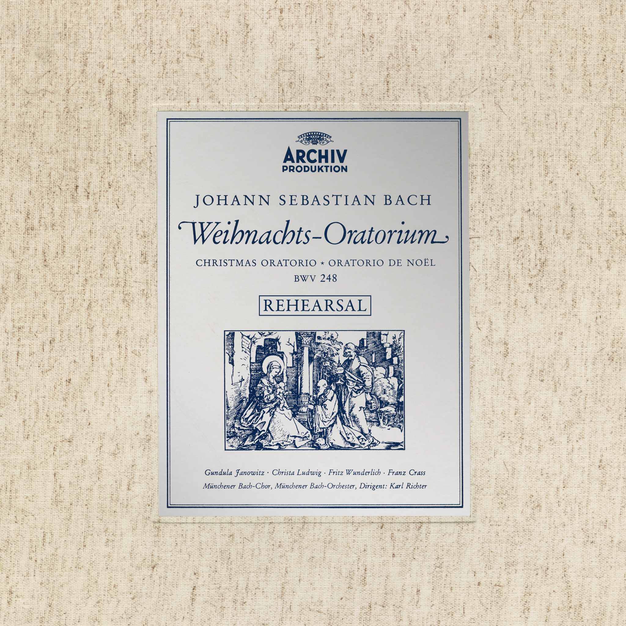 J.S. Bach: Christmas Oratorio, BWV 248 – Rehearsal with Karl Richter