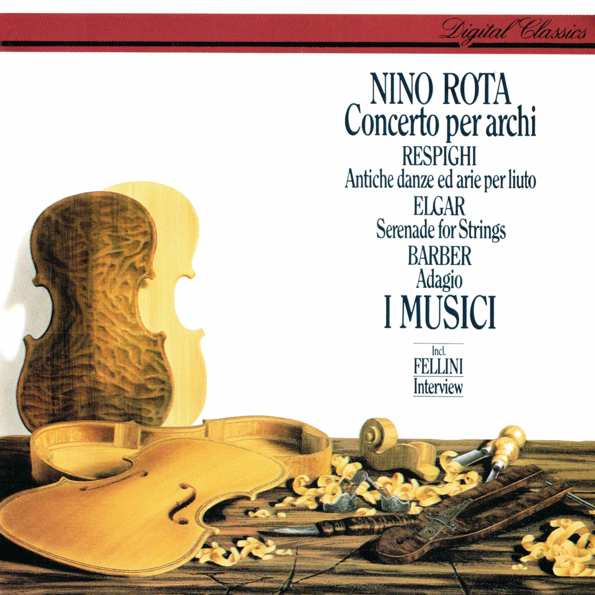 Rota: Concerto per archi / Respighi: Ancient Airs & Dances / Barber: Adagio / Elgar: Serenade for Strings