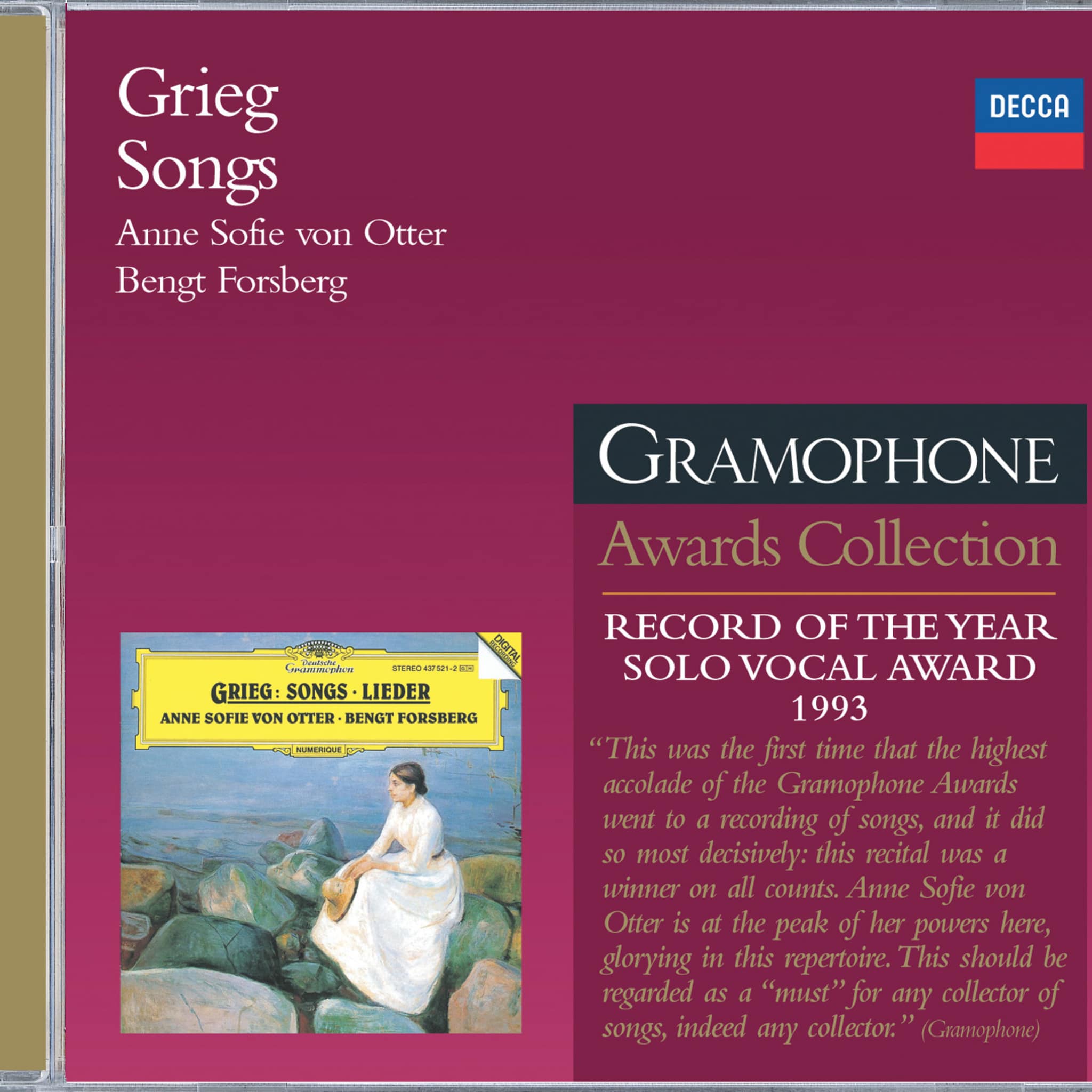 Grieg: Songs