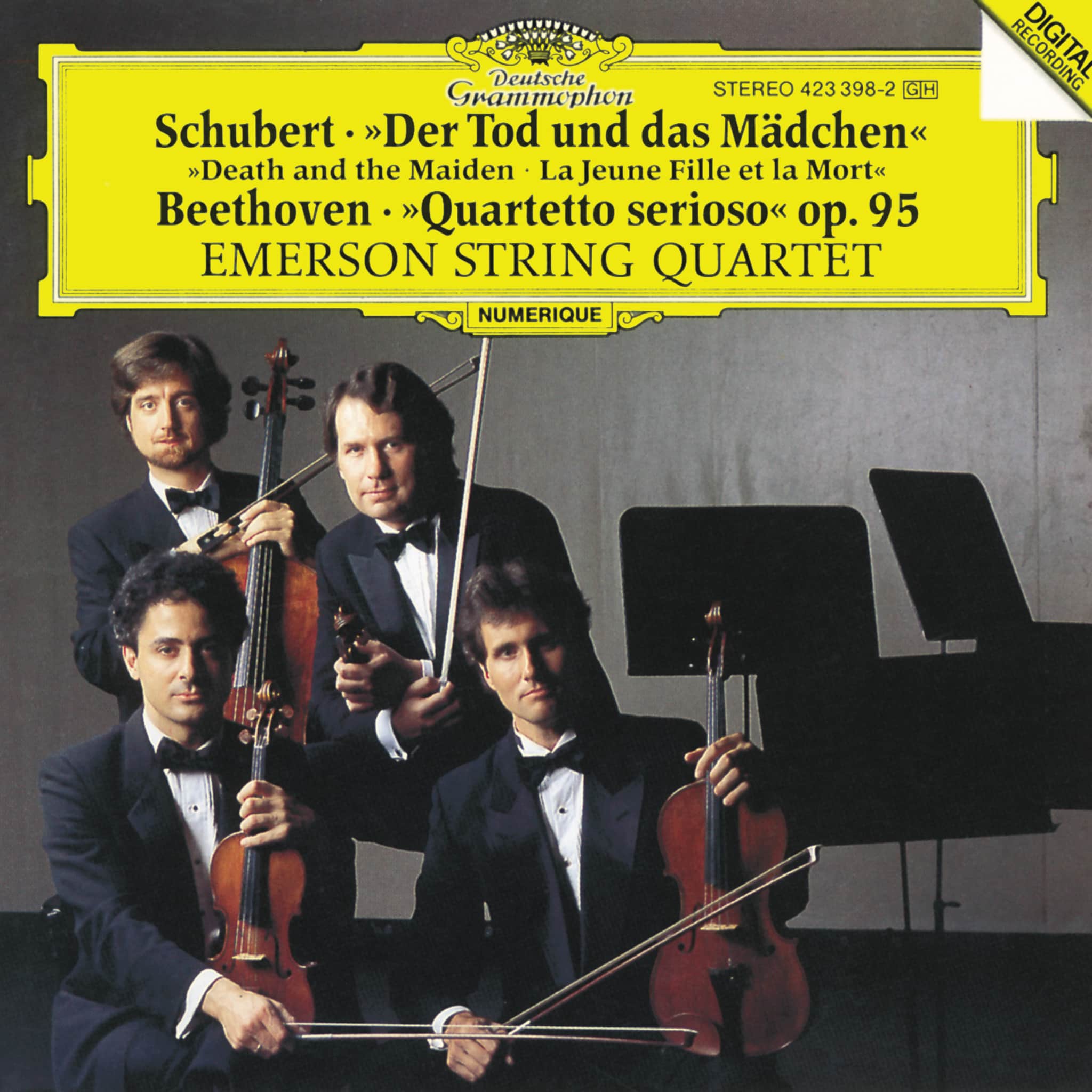 Schubert: String Quartet "Tod und das Mädchen" – Beethoven: String Quartet "Quartetto serioso"