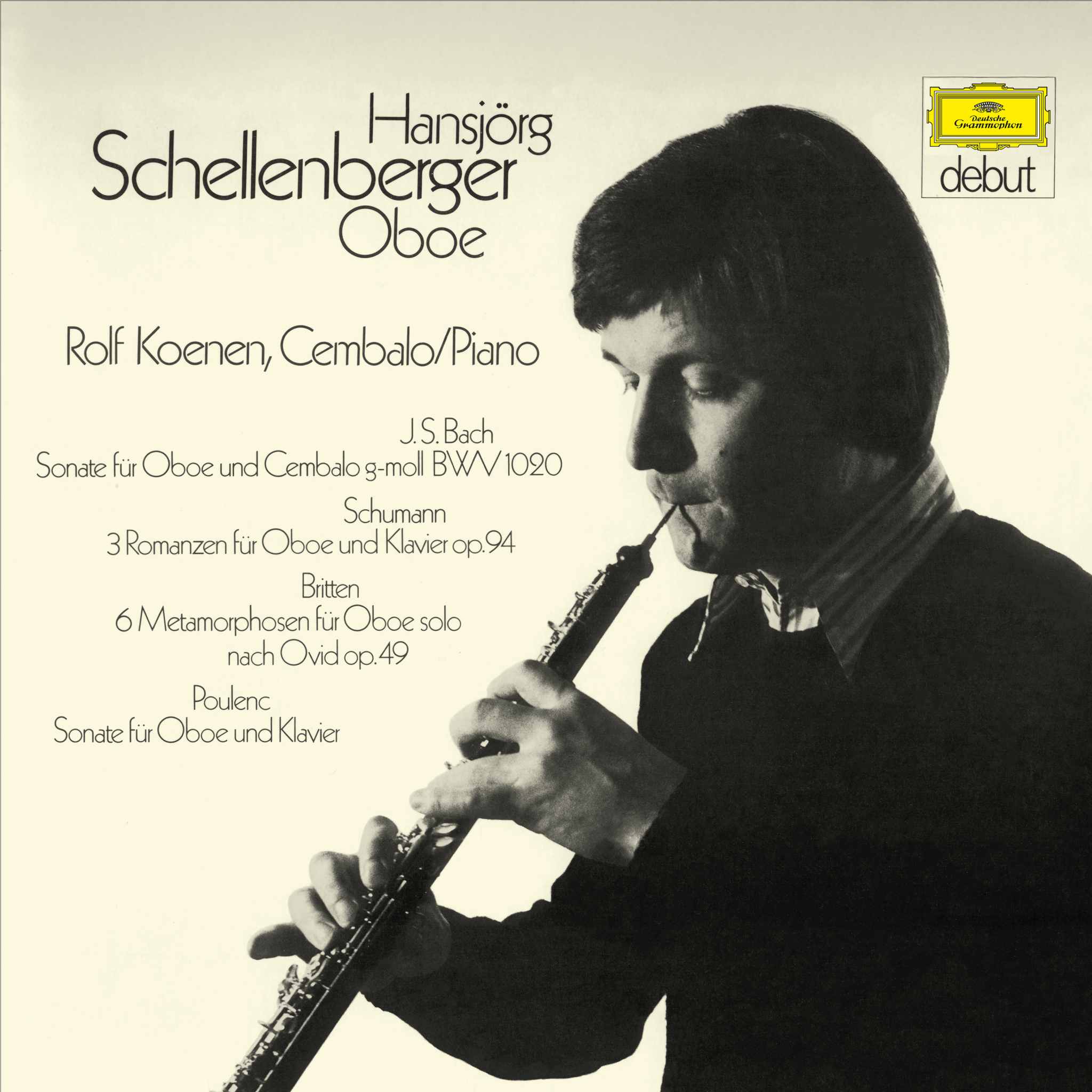 J.S. Bach: Flute Sonata in G Minor, BWV 1020 / Schumann: 3 Romances, Op. 94 / Britten: 6 Metamorphoses After Ovid, Op. 49 / Poulenc: Oboe Sonata, FP 185