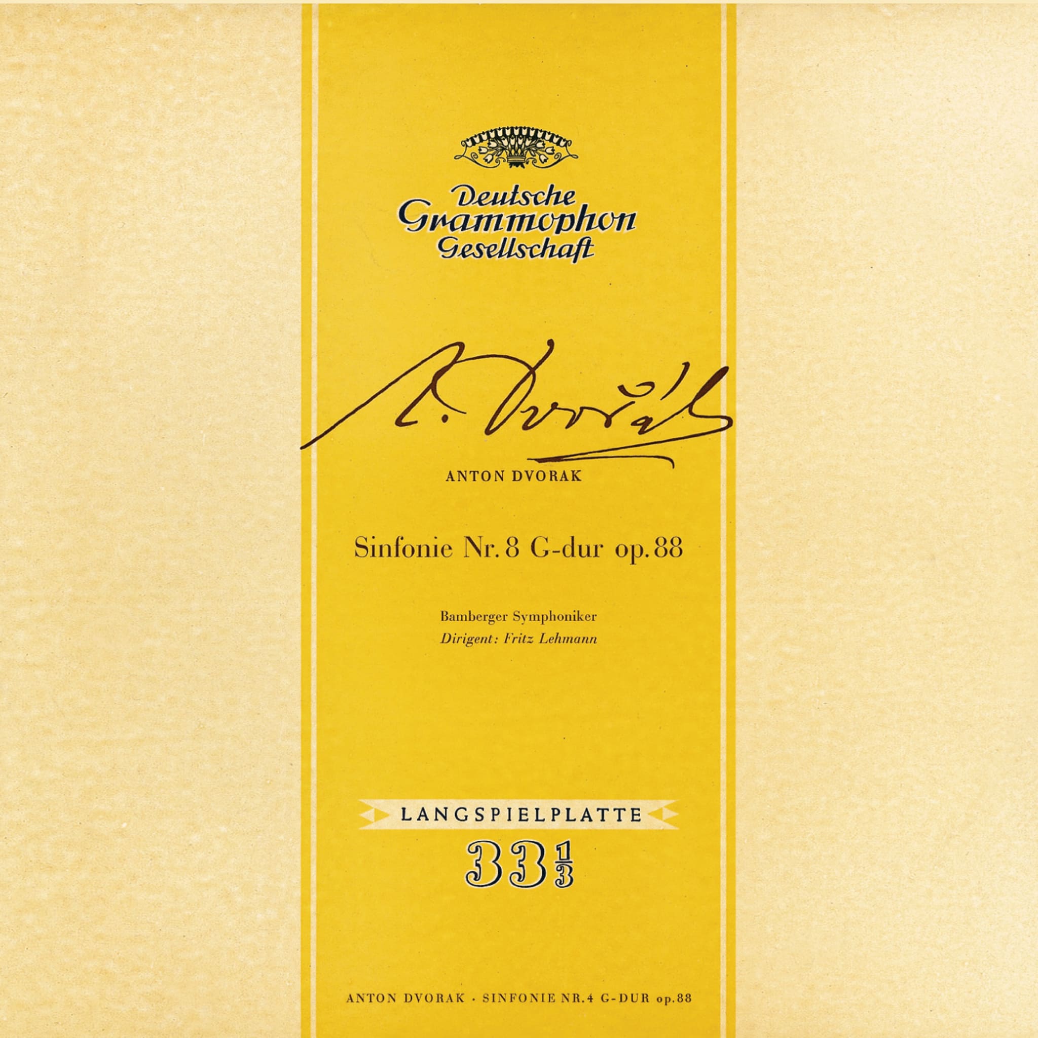 ドヴォルザーク：交響曲第8番、フランク：交響曲ニ長調