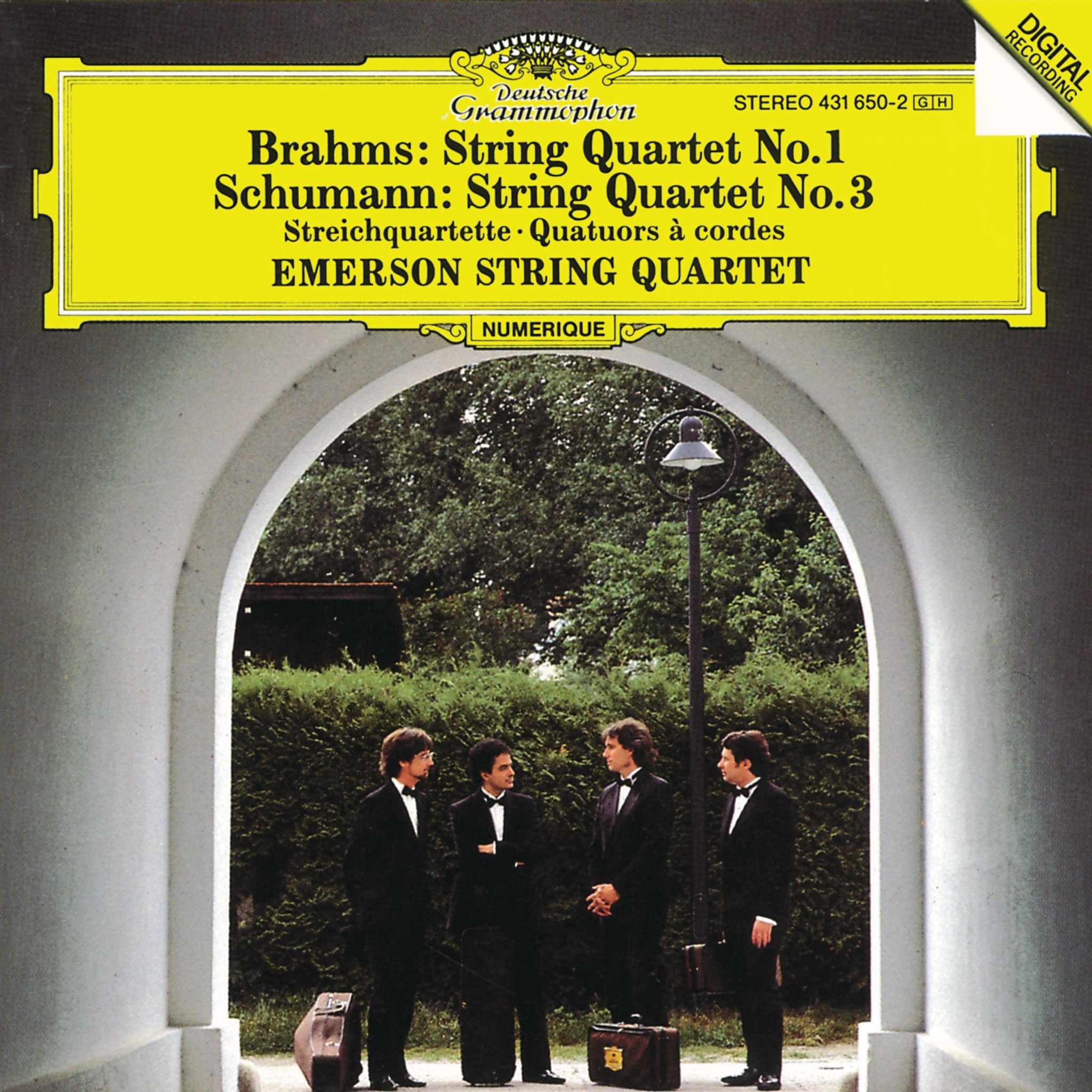Brahms: String Quartet No. 1 – Schumann: String Quartet No. 2