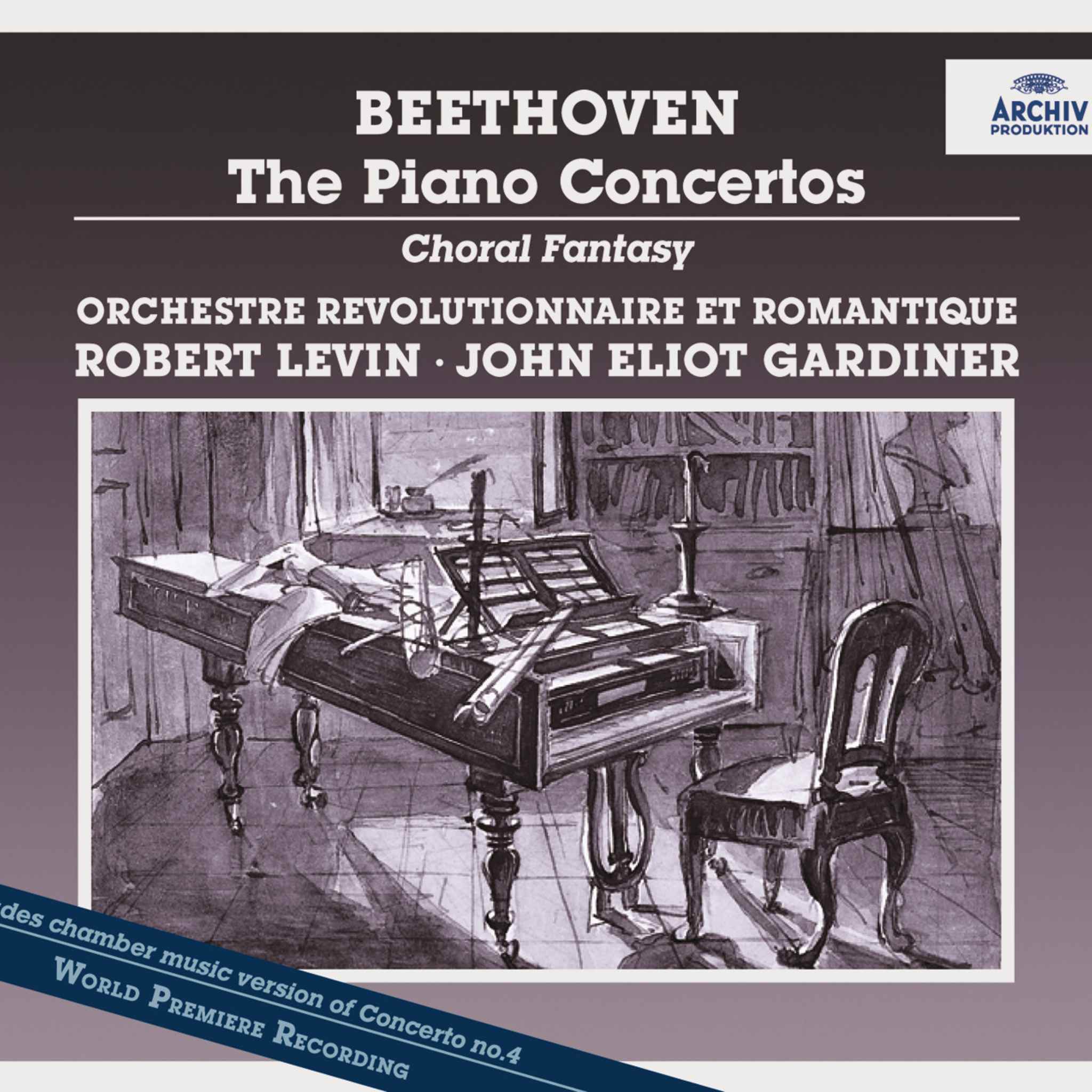 Beethoven: Piano Concertos Nos. 1-5; Symphony No. 2, Op. 36; (Piano Trio Version); Choral Fantasy, Op. 80; Rondo, WoO6