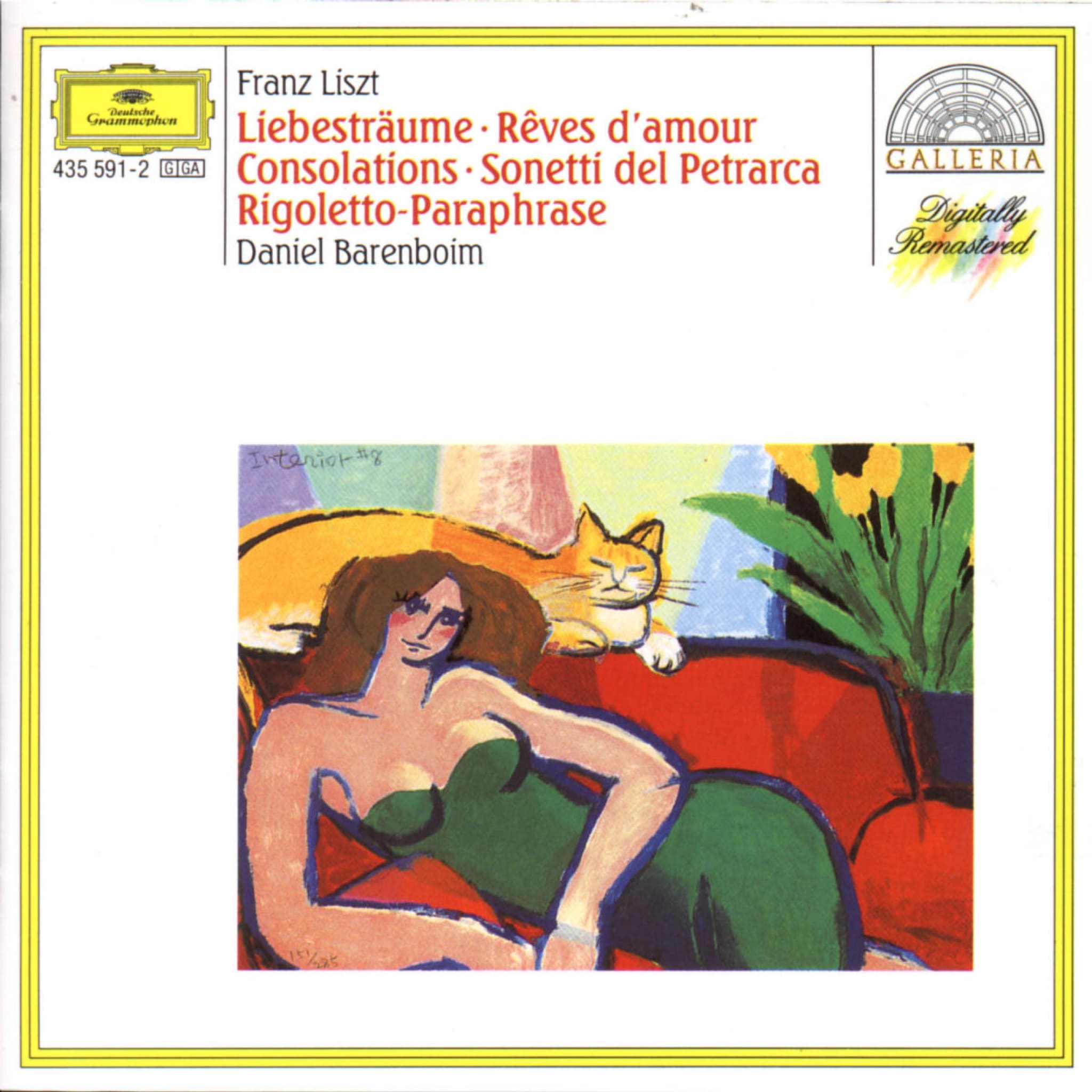 Liszt: Dreams of Love; Consolations; Sonnets of Petrarca; Rigoletto Paraphrase